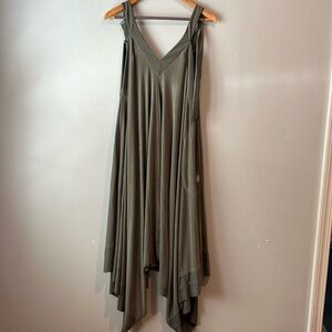 Free People Movement Seven Stars Onesie in Size XS taupe green/grey color